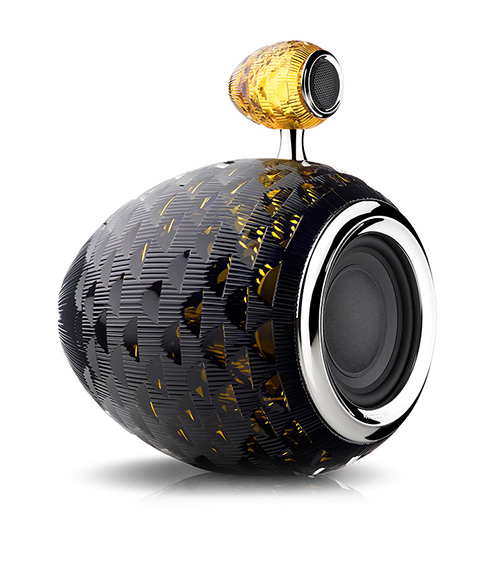 Diffusore acustico in cristallo, collezione Mario Cioni Crystal Sound